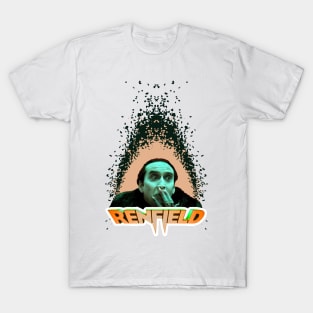 Renfield movie Nicolas Cage as count dracula fan works graphic design by ironpalette T-Shirt